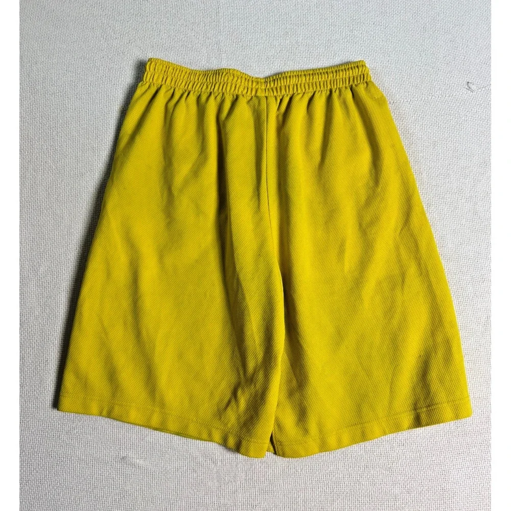 Jordan Men's Yellow Basketball Shorts Dri-FIT Athletic Gym Mesh Shorts Size L